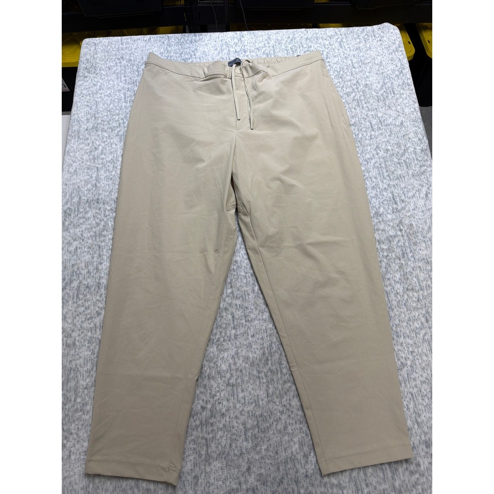 VRST Mens Limitless Slim Taper Pants Khaki Sand XXL‎ MAX243107F New